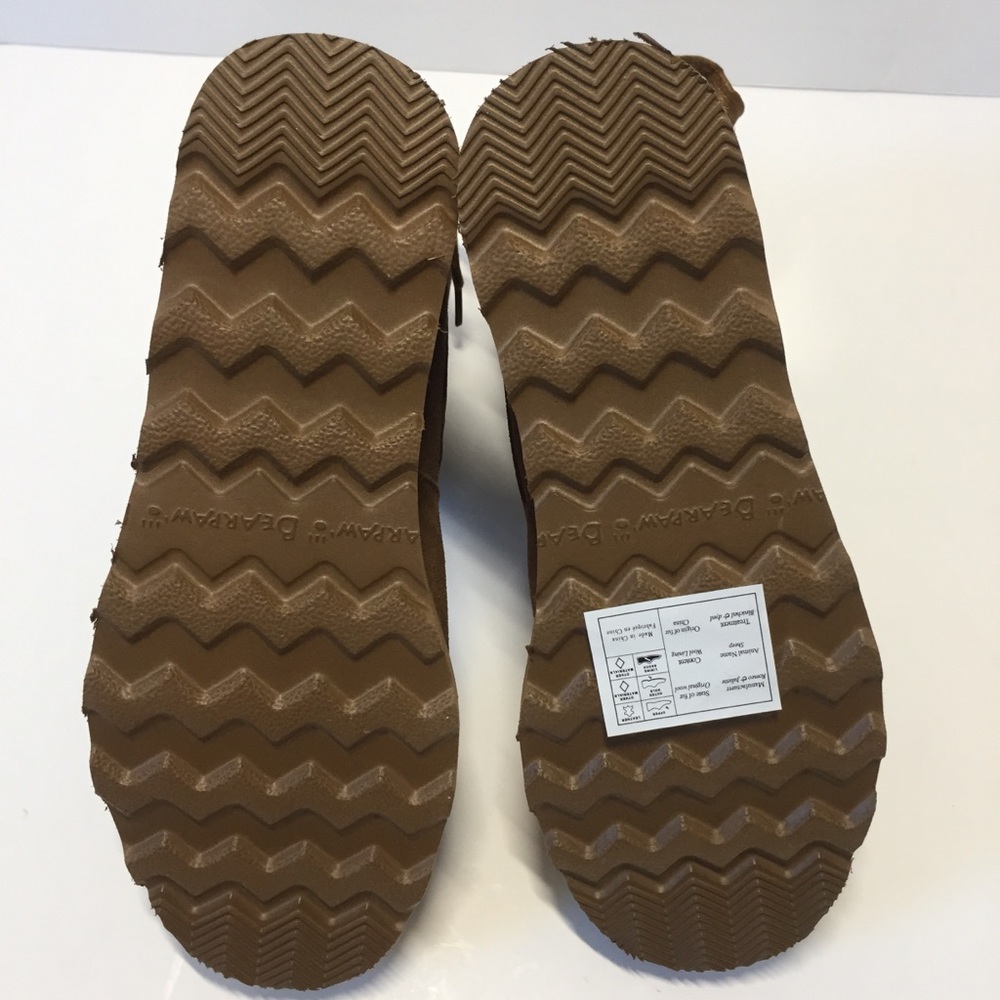 BEARPAW Suede Lace-up Wool Blend Snow wedged boots - Picture 11 of 16